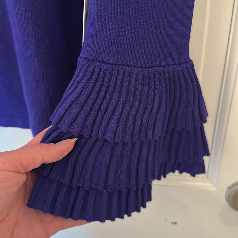 Chico’s Purple Bell Sleeve Sweater size S NWT - Picture 3 of 5